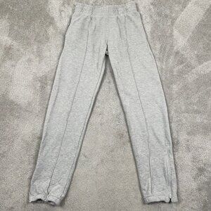 RE/DONE Originals Jogger Adult Size Small Gray French Terry 31" Inseam Ankle Zip